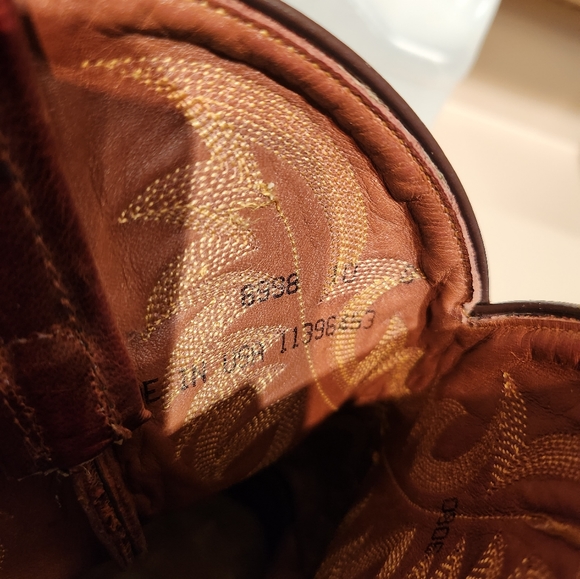 SOLD!!! Tony Lama Ostrich Boots - 10B - Picture 12 of 12